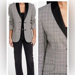 Fleur du Mal Plaid Check Oversized Jacket